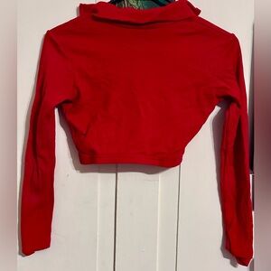 Cheer long sleeved crop top